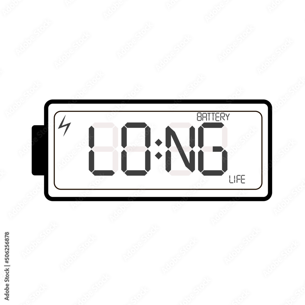 long battery life icon. high capacity battery long battery life icon. high capacity battery