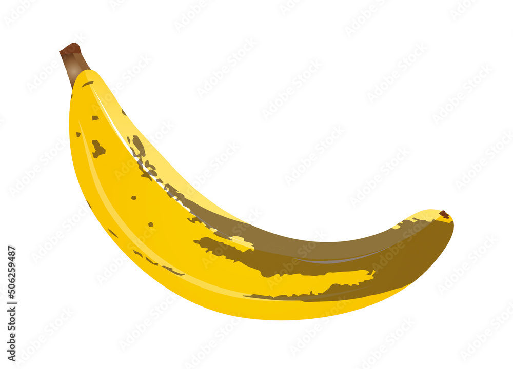 eine überreife Banane