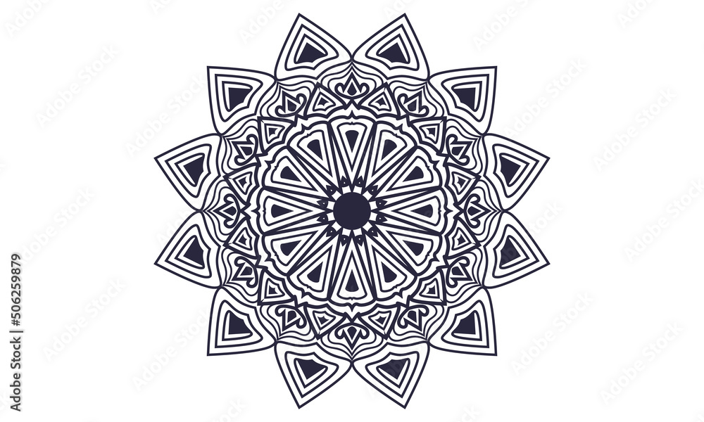 Mandala pattern design. decorative design.