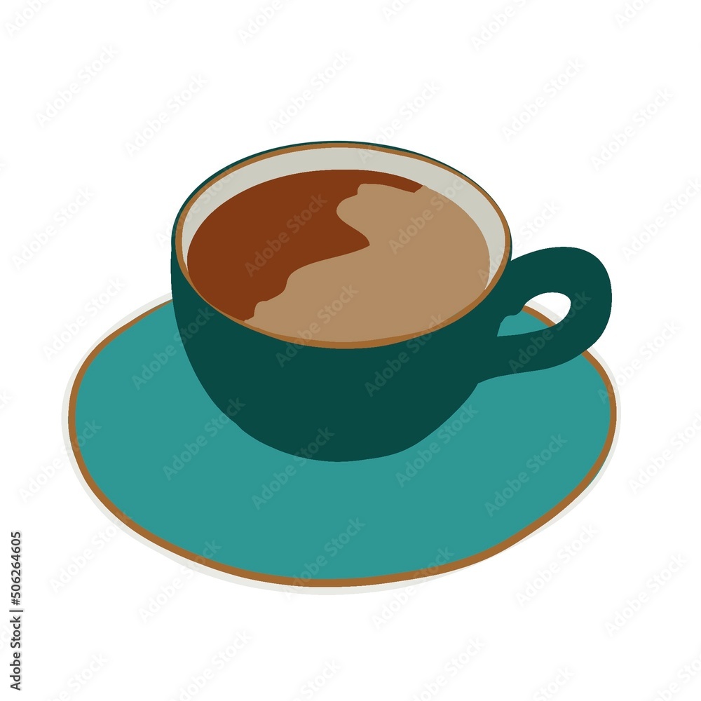 A beautifully aesthetic coffee cup. Beautiful minimalistic background. Template for presentation. Coffee cup on white background. Beautiful stylish poster. A beautifully aesthetic coffee cup. Beautiful minimalistic background. Template for presentation. Coffee cup on white background. Beautiful stylish poster.