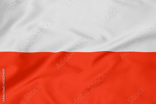 .White-red flag of the Republic of Poland background texture