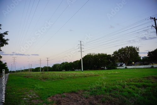 High voltage electric power line