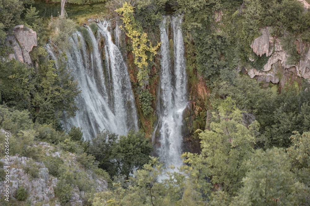 Obraz premium Waterfalls in Krka National Park.