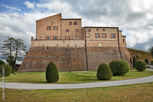 Bertinoro, Emilia Romagna, Italy: the ancient fortress in the hill top of the picturesque old town
