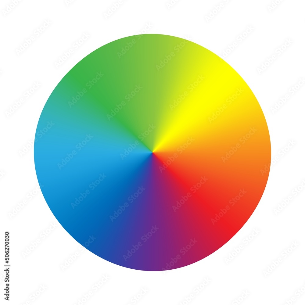 Rgb wheel isolated