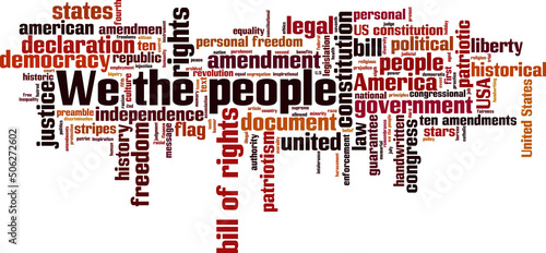 We the people word cloud