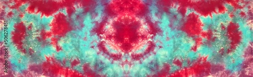 Tie dye background Geometric pattern texture Vector illustration Shibori Abstract batik brush seamless and repeat pattern design Paint splatter Bright, red, orange, blue, trending colors 