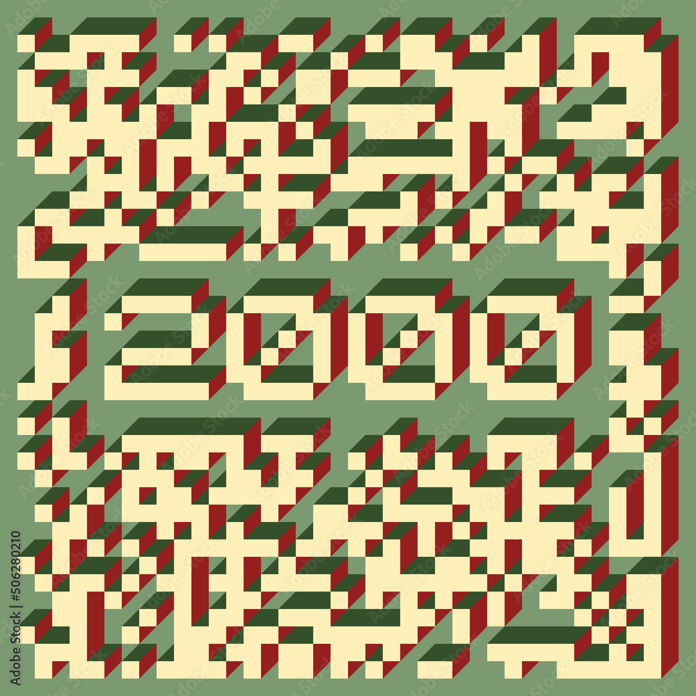 2000 Implementation of Edward Zajec “Il Cubo” from 1971. Essentially a Truchet tile set of 8 tiles and rules for placement art illustration 2000 Implementation of Edward Zajec “Il Cubo” from 1971. Essentially a Truchet tile set of 8 tiles and rules for placement art illustration