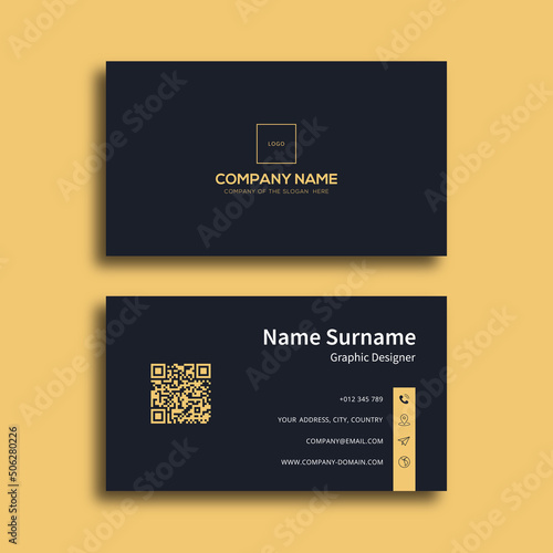 Business card design template, Clean professional business card template, visiting card, business card template.