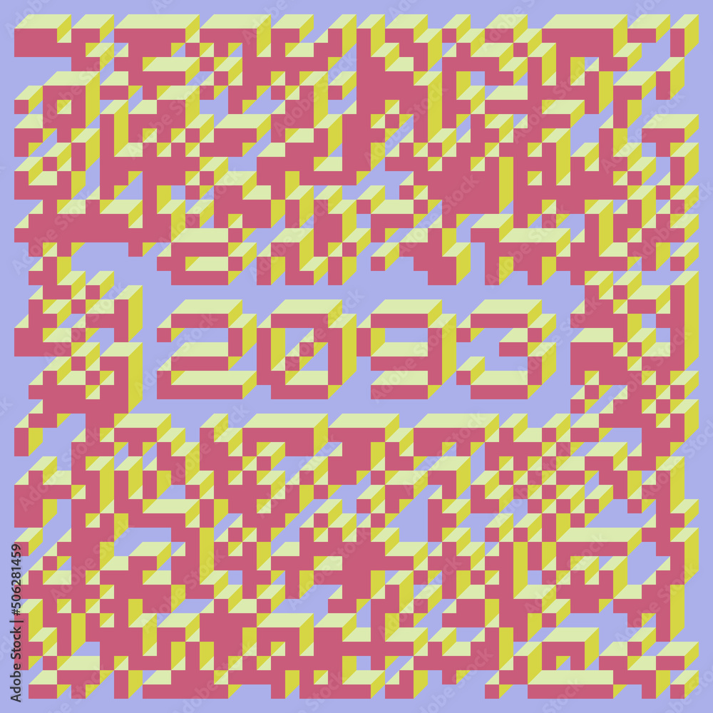 2093 Implementation of Edward Zajec “Il Cubo” from 1971. Essentially a Truchet tile set of 8 tiles and rules for placement art illustration 2093 Implementation of Edward Zajec “Il Cubo” from 1971. Essentially a Truchet tile set of 8 tiles and rules for placement art illustration