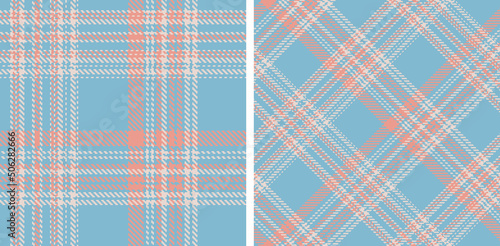 Check plaid seamless set pattern