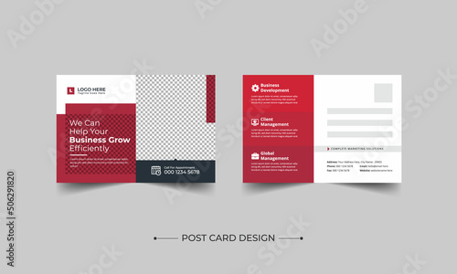 Corporate Professional Business Postcard Design, Corporate postcard template design. Event Card Design, Direct Mail EDDM Template, Invitation Design, Print Ready Corporate Professional Business