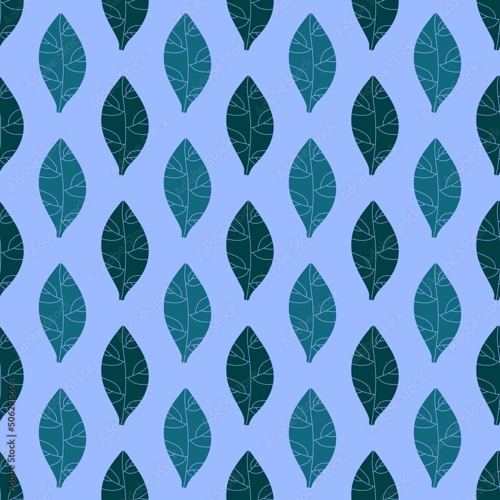Floral seamless leaves branches pattern for fabrics and packaging and gifts and linens and kids and wrapping paper Floral seamless leaves branches pattern for fabrics and packaging and gifts and linens and kids and wrapping paper