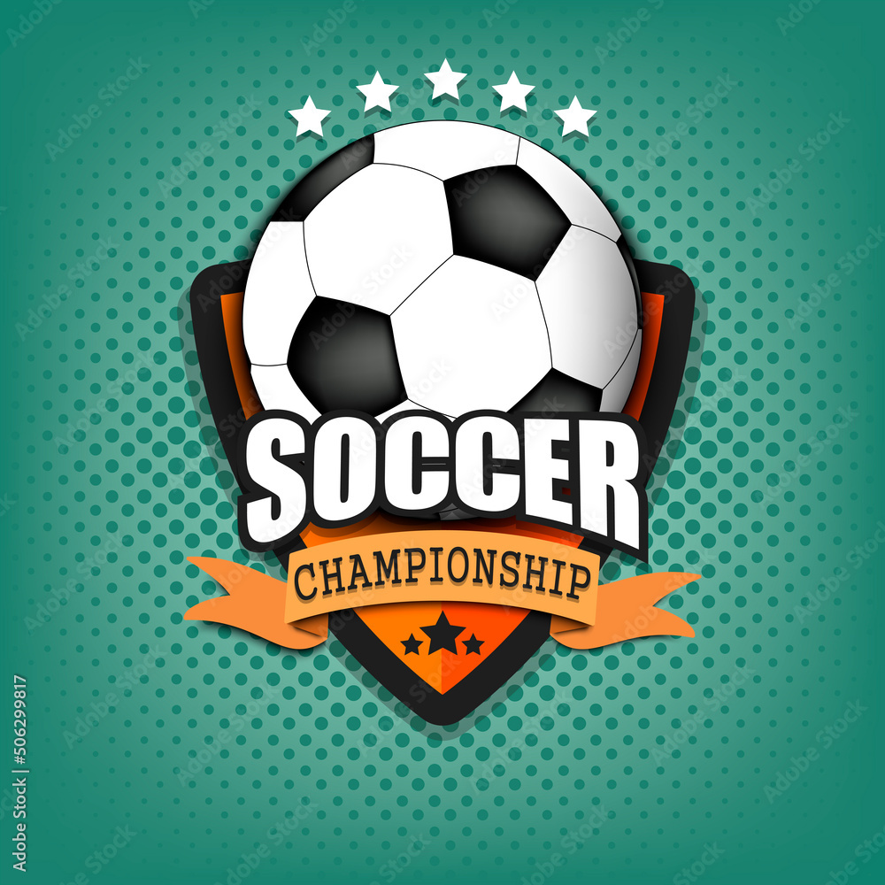 Soccer logo template design Soccer logo template design
