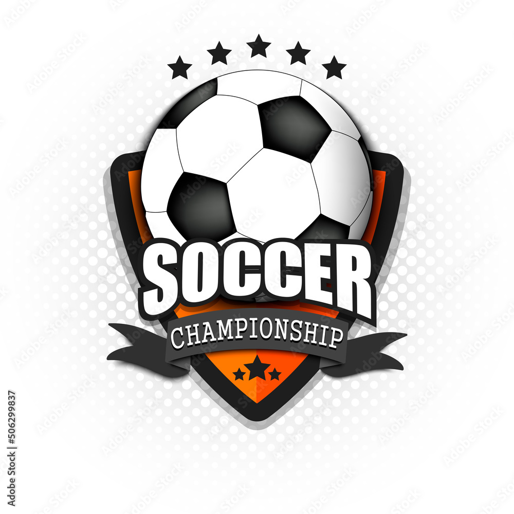 Soccer logo template design Soccer logo template design
