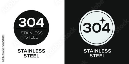 Creative (Stainless steel Grade 304) Icon, Vector sign.