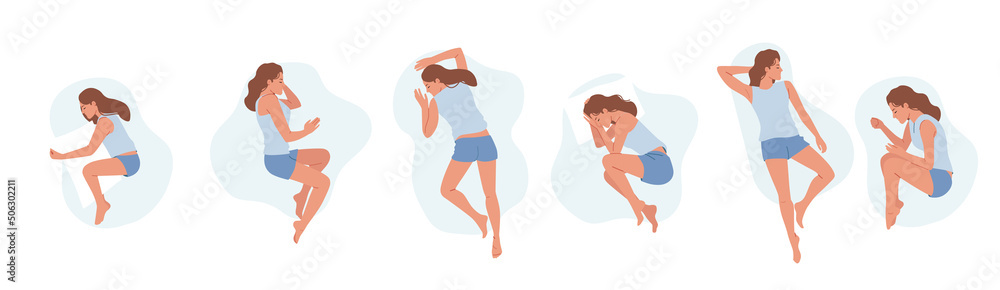 Character position. Поза 73. woman on top position. collection sleeping poses.