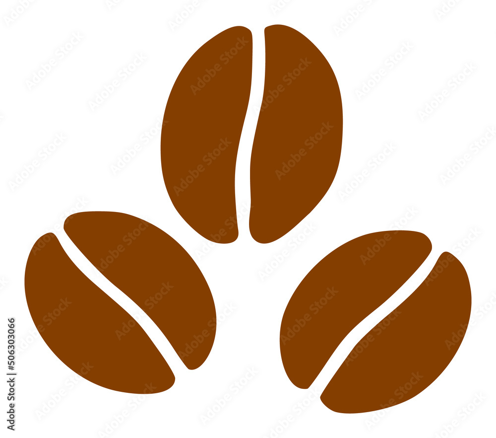 Cacao beans vector illustration. Flat illustration iconic design of cacao beans, isolated on a white background. Cacao beans vector illustration. Flat illustration iconic design of cacao beans, isolated on a white background.