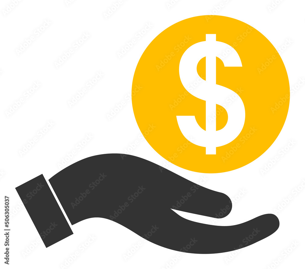 Salary vector illustration. Flat illustration iconic design of salary, isolated on a white background. Salary vector illustration. Flat illustration iconic design of salary, isolated on a white background.