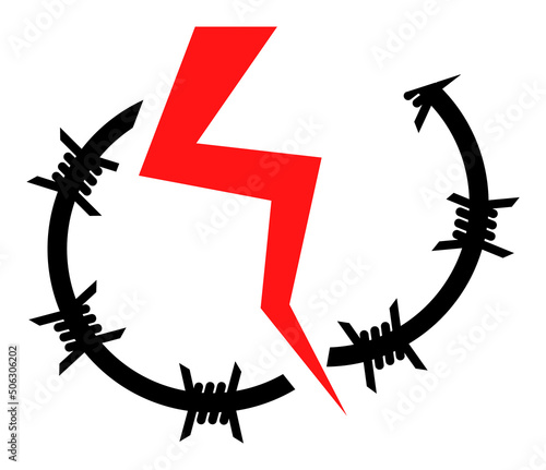 Freedom vector illustration. Flat illustration iconic design of freedom, isolated on a white background.