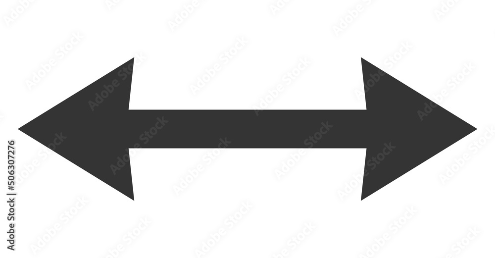 Width vector illustration. Flat illustration iconic design of width, isolated on a white background. Width vector illustration. Flat illustration iconic design of width, isolated on a white background.