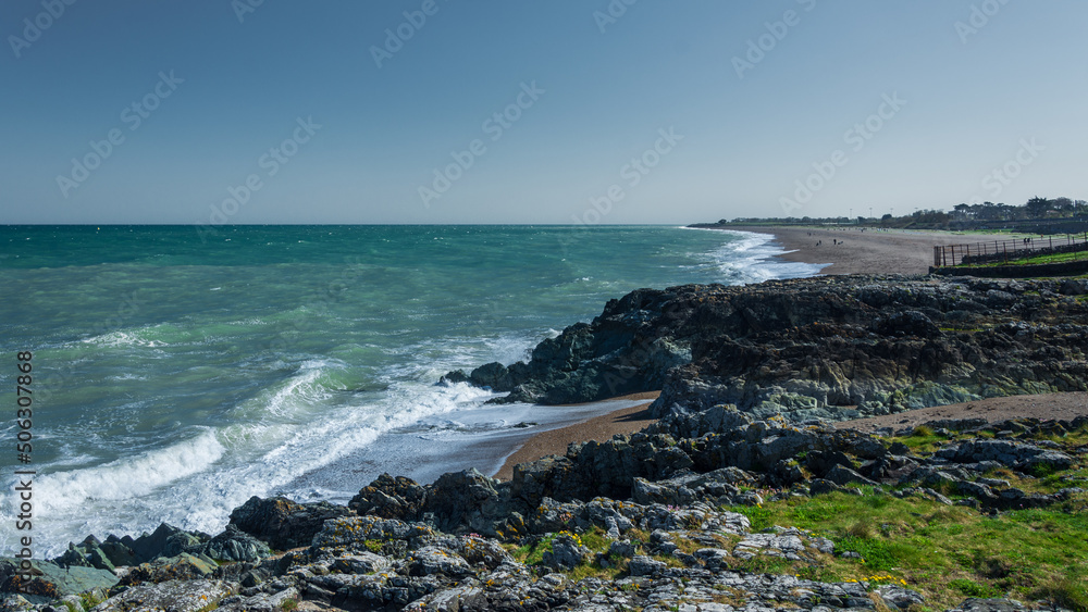 Greystones Beach, County Wicklow, Ireland.