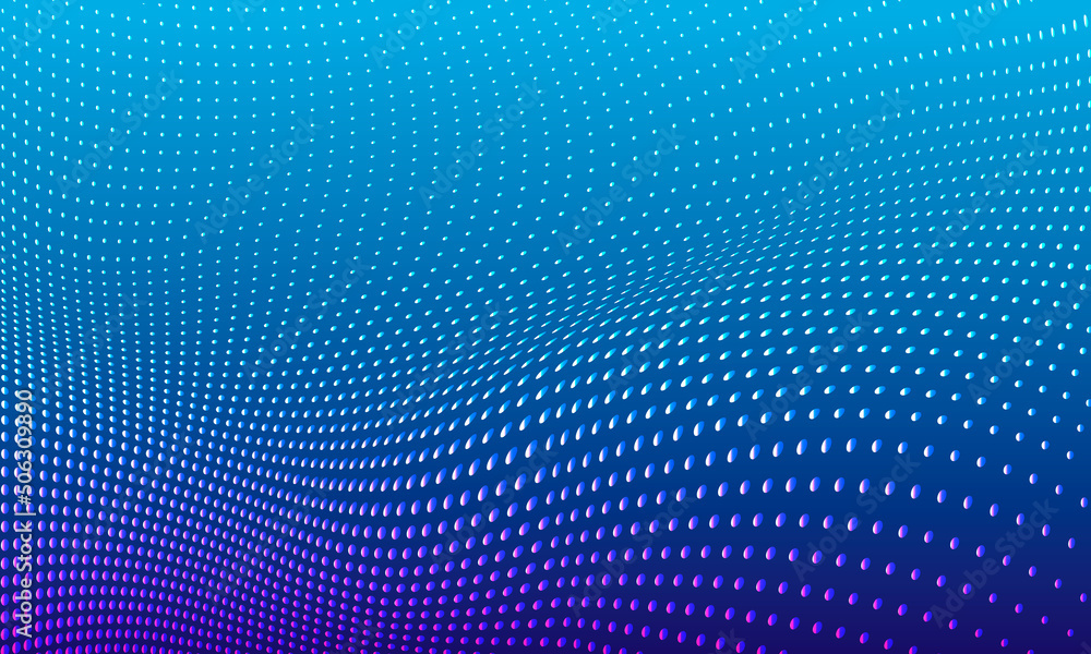 Minimalistic cover design. Colorful halftone gradients. Set of three modern halftone geometric backgrounds. Vector Eps10.