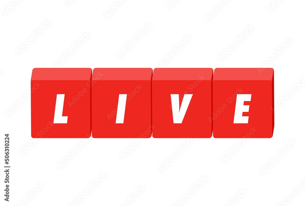 LIVEの文字が入ったブロックのイラスト - 太字の読みやすい題字・デコレーションの素材
LIVEの文字が入ったブロックのイラスト - 太字の読みやすい題字・デコレーションの素材