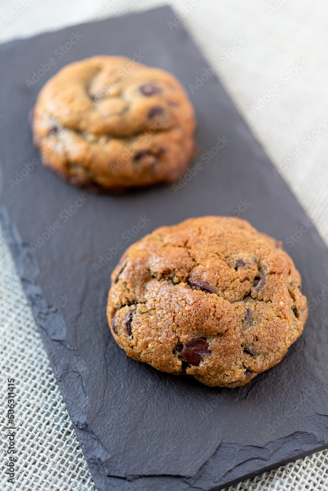 Cookies de baunilha com chocolate / vanilla cookies with chocolate Cookies de baunilha com chocolate / vanilla cookies with chocolate