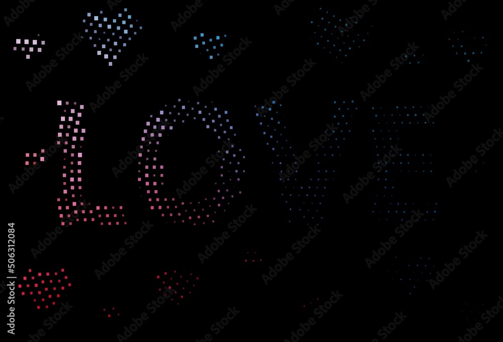 Dark Blue, Red vector background with rectangles. Dark Blue, Red vector background with rectangles.
