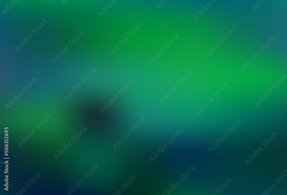 Obraz premium Light Green vector blurred bright pattern.