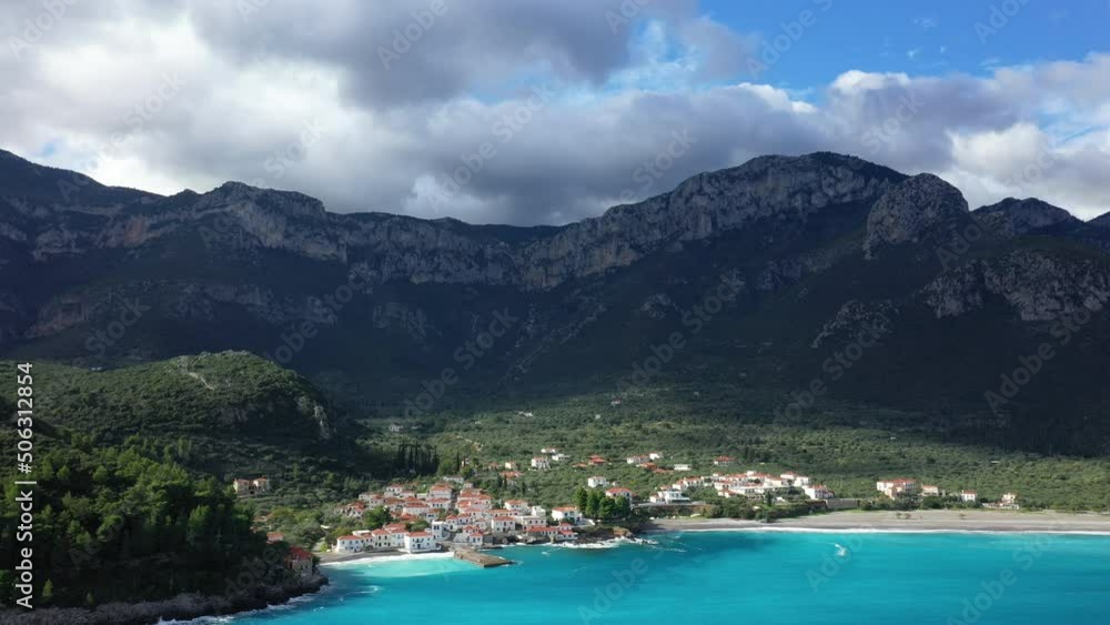 The heavenly colors of the Ionian Sea from Paralia to Monemvasia in Europe, Greece, Peloponnese, Arcadia, in summer on a sunny day. The heavenly colors of the Ionian Sea from Paralia to Monemvasia in Europe, Greece, Peloponnese, Arcadia, in summer on a sunny day.