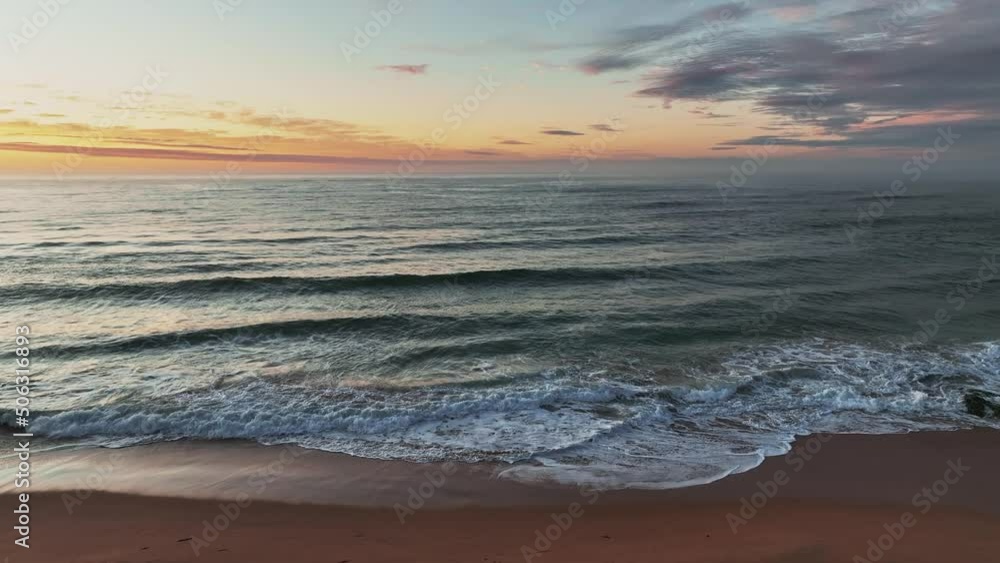 Sunrise seascape with clouds at Shelly Beach on the Central Coast, NSW, Australia. Sunrise seascape with clouds at Shelly Beach on the Central Coast, NSW, Australia.