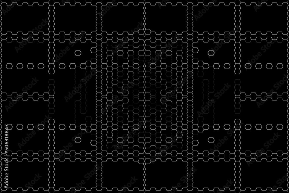 Fototapeta premium Abstract background. Monochrome texture. Black and white lines on background.