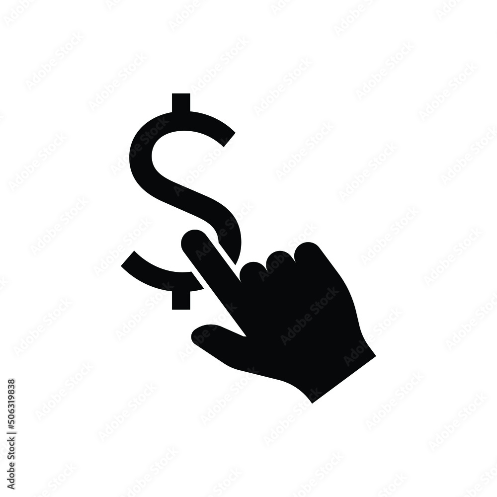 Pay per click icon design isolated on white background Pay per click icon design isolated on white background