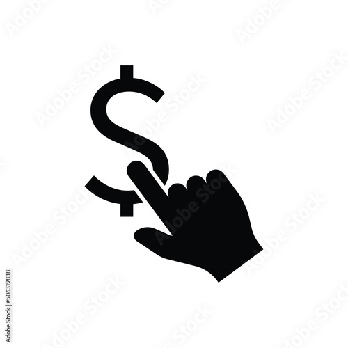 Pay per click icon design isolated on white background