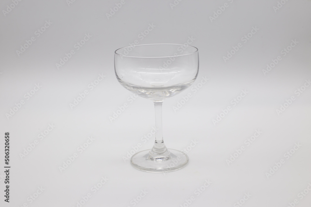 empty wine glass on white, white background,Include Clipping Path. empty wine glass on white, white background,Include Clipping Path.