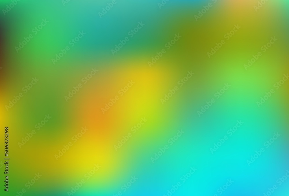 Obraz premium Dark Blue, Yellow vector blurred shine abstract background.