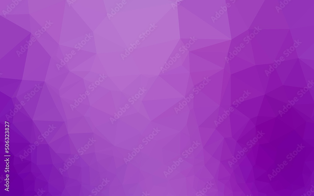 Obraz premium Light Purple vector shining hexagonal template.