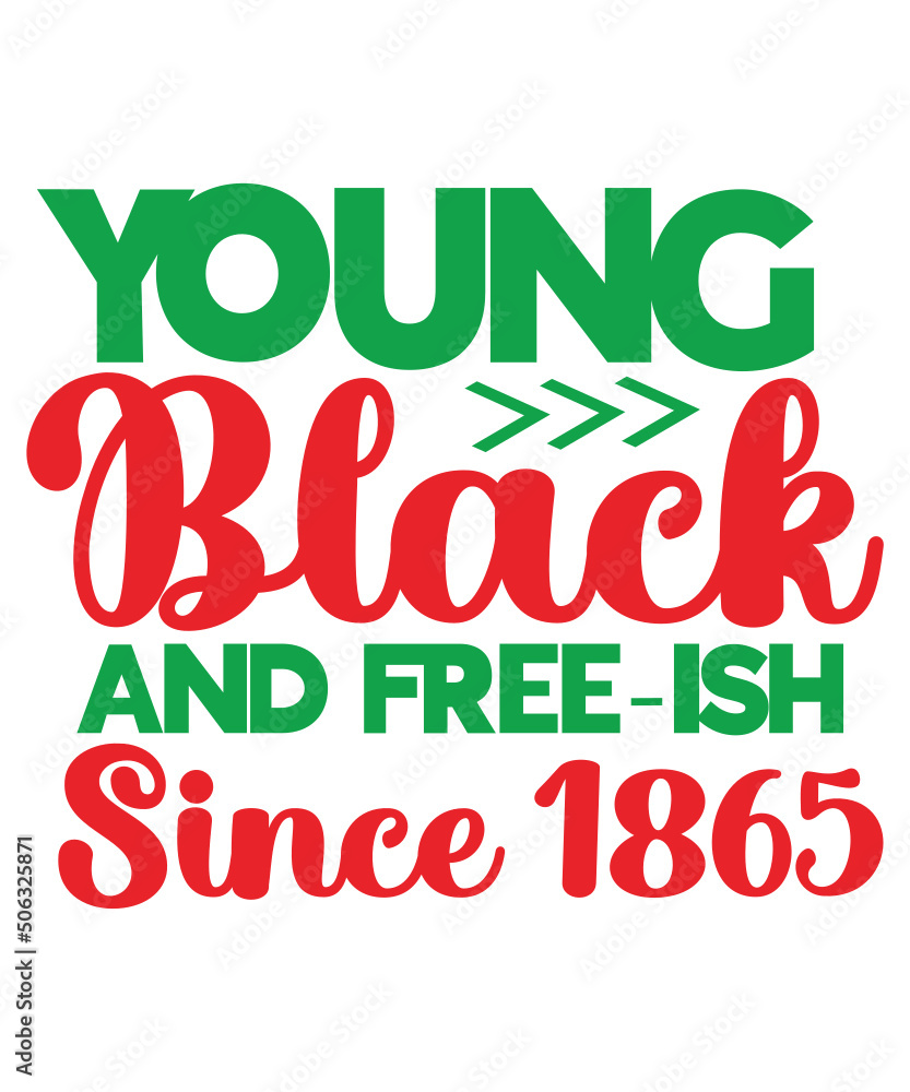 Fototapeta premium Juneteenth SVG Bundle, Black History SVG, Black Power SVG, Juneteenth 19 Freeish svg cut file for silhouette cameo cricut iron on transfer,Juneteenth Svg Bundle, Flower Svg, Black Messy Bun Woman Svg,