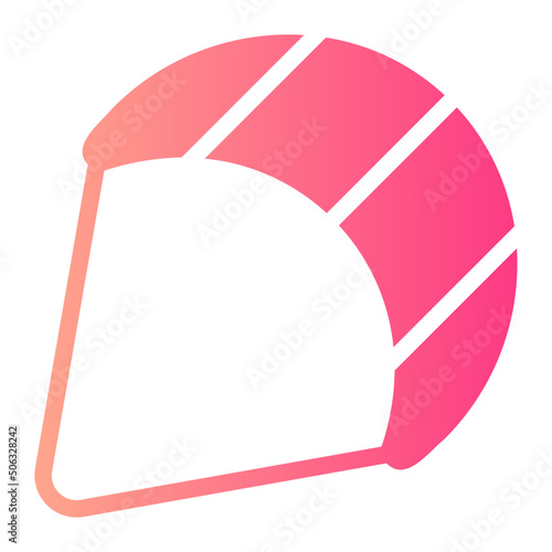 kitesurfing gradient icon