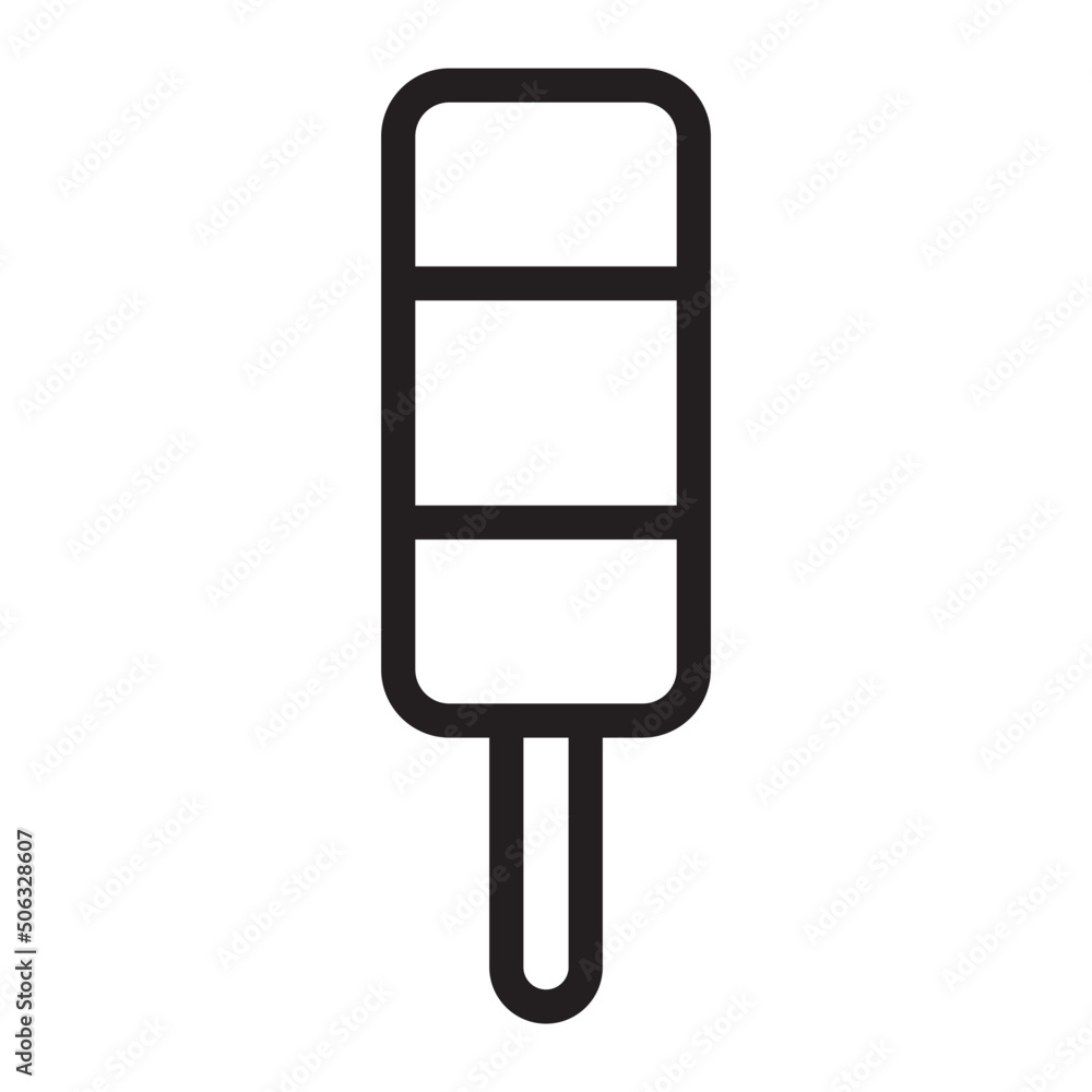 popsicle line icon popsicle line icon