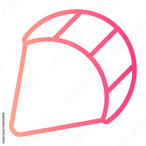 kitesurfing gradient icon