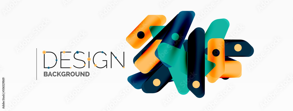 Creative geometric wallpaper. Minimal abstract background. Color bright overlapping lines composition vector illustration for wallpaper banner background or landing page Creative geometric wallpaper. Minimal abstract background. Color bright overlapping lines composition vector illustration for wallpaper banner background or landing page
