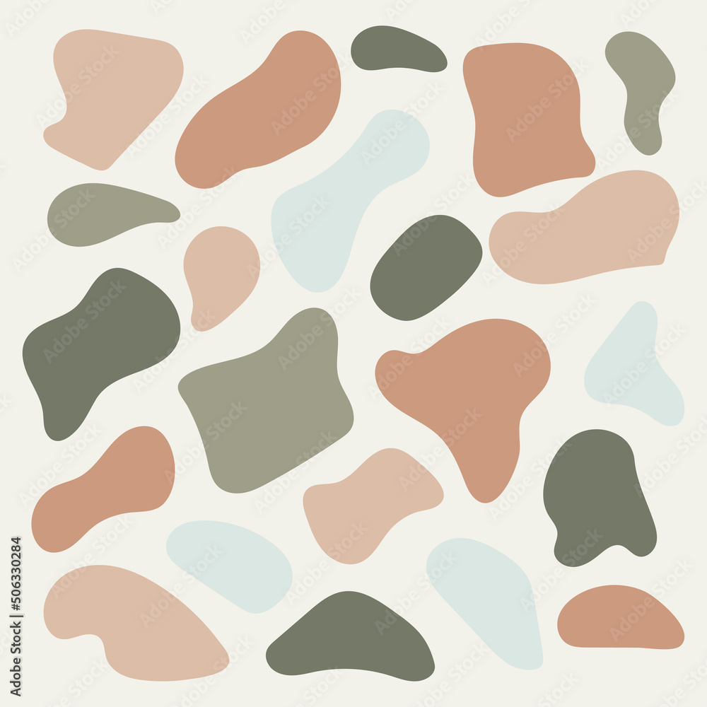 Vector various terracotta abstract shapes. Cute Boho nursery clipart. Hand drawn doodle illustration. Perfect for textile print, baby shower, kids bedroom decor, birthday party, packaging design Vector various terracotta abstract shapes. Cute Boho nursery clipart. Hand drawn doodle illustration. Perfect for textile print, baby shower, kids bedroom decor, birthday party, packaging design