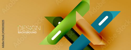 Background overlapping lines. Dynamic lines abstract wallpaper. Straight lines composition vector illustration for wallpaper banner background or landing page