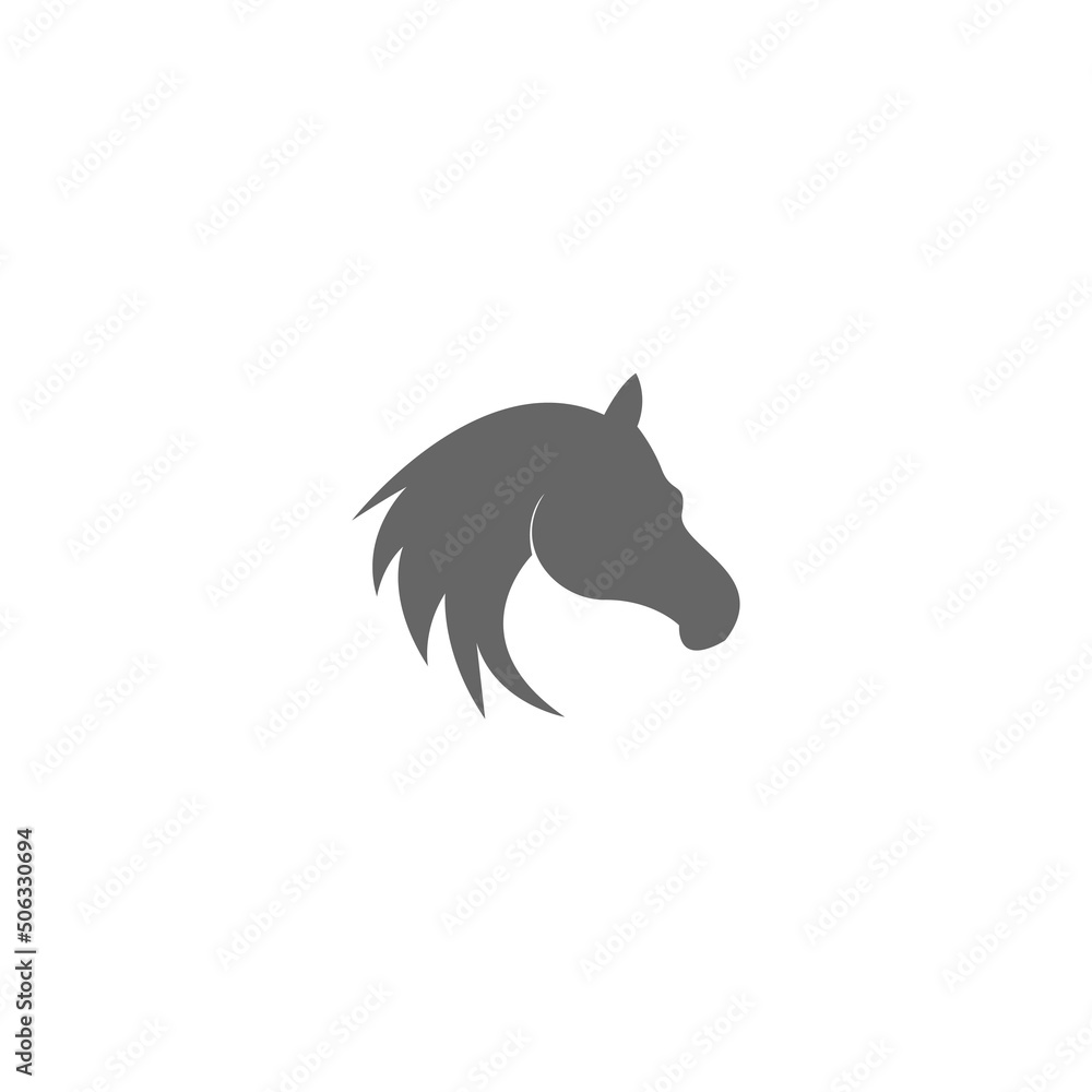 Horse icon logo illustration Horse icon logo illustration