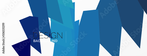 Background colorful shapes template. Wallpaper for concept of AI technology, blockchain, communication, 5G, science, business and technology
