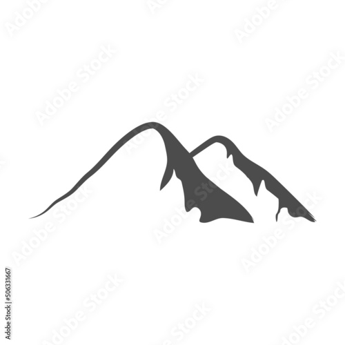 mountain icon vektor illustration design