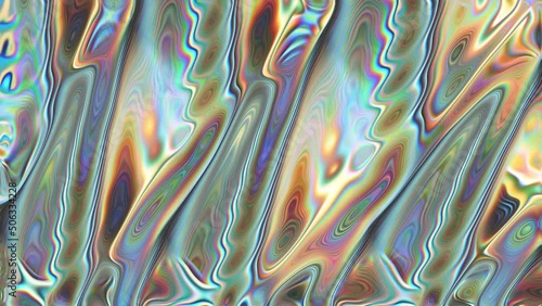 Abstract luminous holographic rainbow texture background
